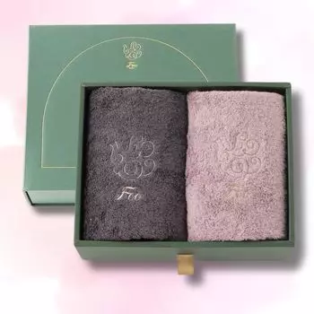 кто-то Foo Tokyo Полотенце для лица Подарок 2 Угольно-серый x Популярный Роскошный Имабари Сделано в органическом домашнем стиле Свадьба Новоселье Ребенок Семья Новоселье Новый