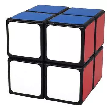 Куб 2*2*2 5 см ПВХ наклейка Волшебные кубики головоломки скорость классические развивающие детские игрушки чёрный