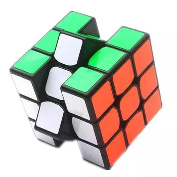 Куб 3x3x3 трехслойный Magic Cube Profisional Competition Speed Cubo без наклеек головоломка Magic Cube белый