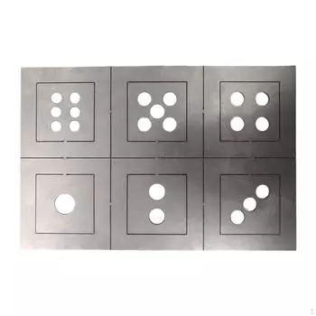 Куб для практики сварки 2,6x2,6x2,6 дюйма из нержавеющей стали для образовательных целей, прочный