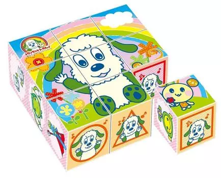 кубическая головоломка и 9-кадровая Инаи-ин-ай-баа! Вань-вань У-тан