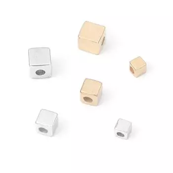 Кубические пластиковые бусины CCB для изготовления ювелирных изделий DIY браслет ожерелье about 100pcs 5mm серебряный