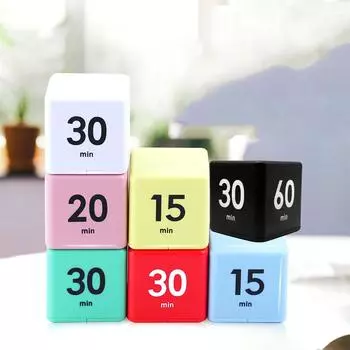 Кубические таймеры Управление временем и настройки обратного отсчета с датчиком силы тяжести Перекидной таймер 2,6 дюйма для детей розовый