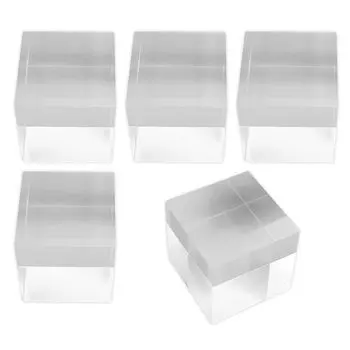 Кубический акриловый материал, кубическая подставка, подставка для интерьера, аксессуары для фотосъемки, прозрачный набор (30мм 5)
