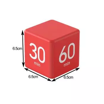 Кубический таймер Таймер с датчиком гравитации Таймер управления временем Red