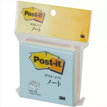 кубик для заметок пастельных тонов 75 x 75 мм 225 листов x 1 блокнот Post-it CP-33