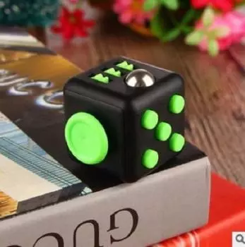 Кубик-игрушка для детей, детский стол, игрушка для взрослых, снятие стресса, СДВГ, 6-сторонний куб красный черный