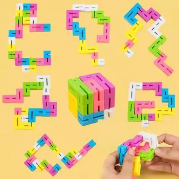 Кубик Рубика Лала Ле Инопланетянин: Креативная складная развивающая игрушка для детей