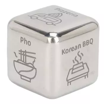 Кубики для принятия решения о еде. Различные схемы питания. Захватывающий планировщик еды. Кубики для пар на свидание.