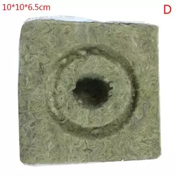 Кубики минеральной ваты Вентиляционное гидропонное выращивание Кубики минеральной ваты Беспочвенное культивирование D 10*10*6.5cm