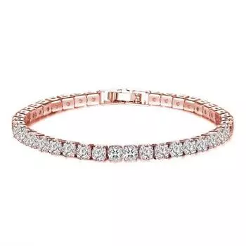 Кубинская цепочка с звеньями для мужчин и женщин, микро-проложенная хип-хоп-ювелирная продукция 3mm 16cm&All moissanite