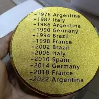 Кубок чемпиона мира Золотой футбольный кубок поделки из смолы сувениры чемпионский сувенир талисман подарки офис украшение дома