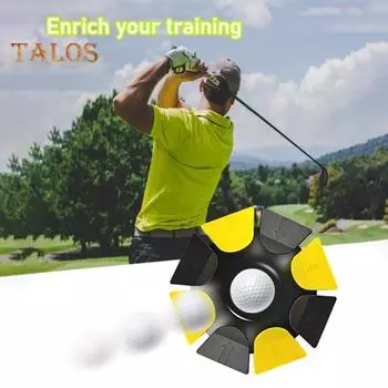 Кубок для гольфа, кубок для практики гольфа, портативное тренировочное приспособление для игры в гольф в помещении и на открытом воздухе жёлтый