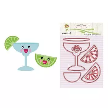 Кубок для лимонного напитка, металлический трафарет, сделай сам, скрапбукинг, альбом, тиснение бумажной карты, ремесло, высечка