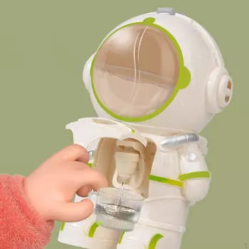 Кубок для воды астронавта, детский диспенсер, игрушка, детский питьевой фонтанчик белый