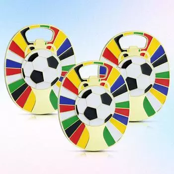 Кубок Европы, многофункциональная футбольная наклейка на холодильник, открывалка для бутылок, вентилятор, сувенир, металлическая наклейка на холодильник A