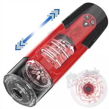 Кубок самолета Темного рыцаря, электрический автоматический выдвижной вращающийся силиконовый тренажер для взрослых, эротические секс-игрушки