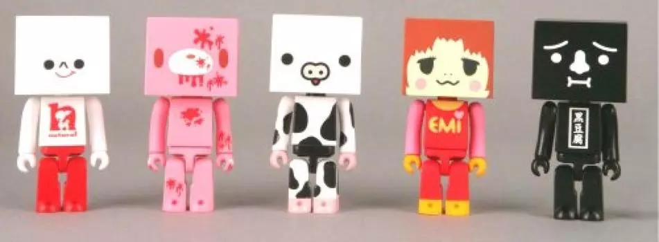 KUBRICK ANNIVERSARY окрашенная фигурка ТО-ФУ [5-я МОДЕЛЬ] ABS&PVC (набор 5)