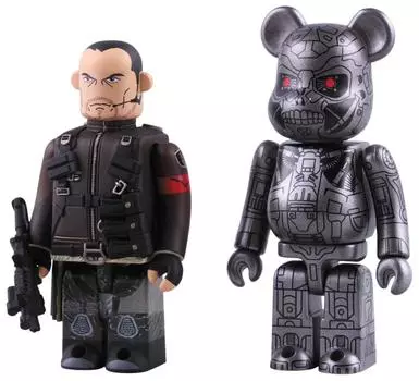 KUBRICK JOHN CONNER SET Painted Action Figure & BE@RBRICK T-600 ABS&PVC