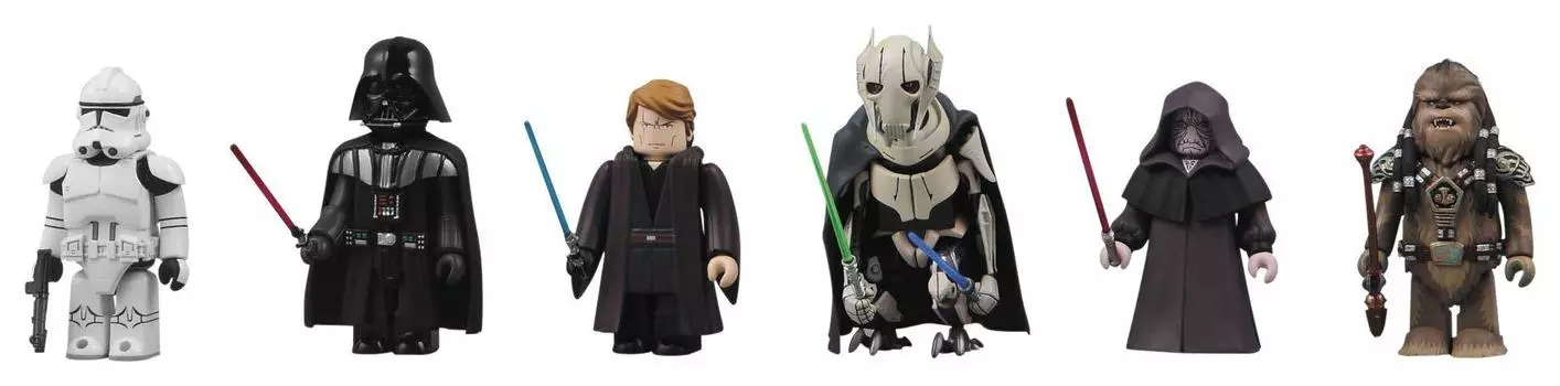 KUBRICK Star Wars SERIES 10 окрашенная торговая подвижная фигурка тип 12 частей дисплей ABS&PVC (Открытая коробка)