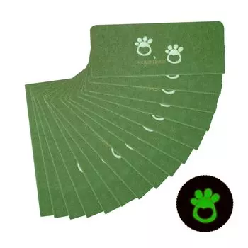 KUCHIHE Лестница Лестничный комплект из шумопоглощающего коврика, нескользящий коврик, для собак, кошек, нескользящий коврик, флуоресцентный, нескользящий, складной, звуконепроницаемый, моющийся, зелёный