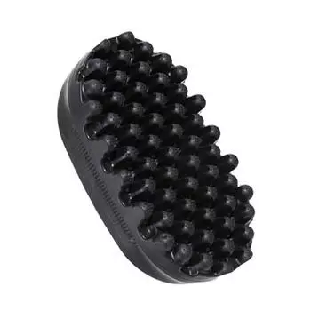 Кудрявая щетка для волос Dreadlock Twist Styler Моющаяся афро-губка Афро-ракетка для семей Легкие кудри Прорезиненная ручка Профессиональная расческа для локонов B