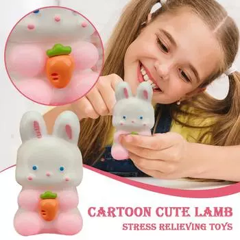 Кудрявая собачка с флокированной отделкой, супер мягкая игрушка для щенка, с функцией декомпрессионной вентиляции