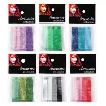 Кудрявые волнистые заколки для волос женские цветные заколки для волос женские шпильки невидимки укладочные аксессуары для волос инструменты для ухода за красотой фиолетовый