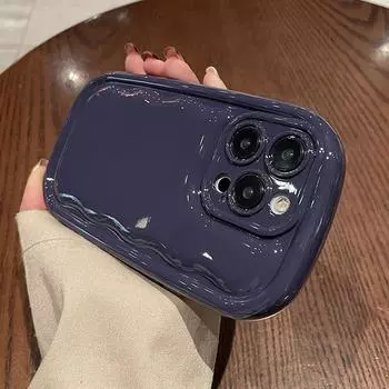 Кудрявый волнистый овальный силиконовый чехол-бампер для телефона Iphone 14pro Max 11 12 13 Pro Max 14 Plus противоударный защитный чехол для камеры For iPhone 12Pro Max