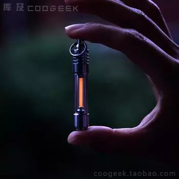 Kuhe, самосветящаяся брелок из титанового сплава с тритиевой трубкой сроком службы 25 лет, подвеска в виде тритиевой трахеи, подвеска в виде тритиевой лампы, креативные подарки