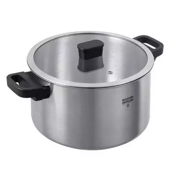 KUHN RIKON cooking кастрюля LOCARNO 24 см 6.0 литров со стеклянной крышкой