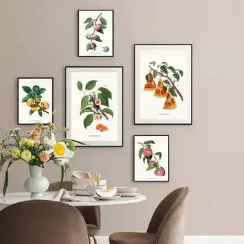 Кухня гамбургер завод забавные плакаты и принты украшения настенные художественные фотографии пончик макарон пицца суши живопись подарки домашний декор A4 21x30cm No Frame