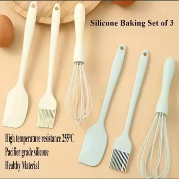 Кухня Полезные вещи Барбекю Кухонные принадлежности Набор для выпечки Лопатка Гаджеты для масла Кисточка Силиконовый аксессуар Взбиватель Крем для торта