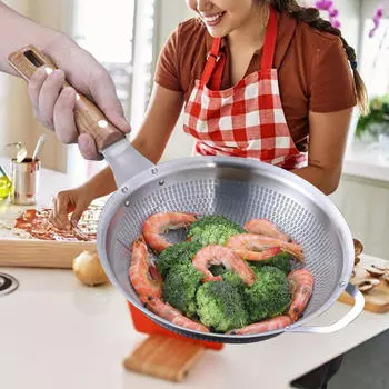 Кухня Приготовление пищи Дуршлаг Ложка Шумовка Половник Жарка Сушка Ресторан Small 44cmx22.8cm