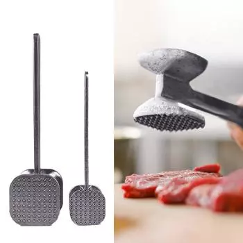 Кухня Стейк Курица Свинина Нежное мясо Домашнее мясо Молоток A серебряный