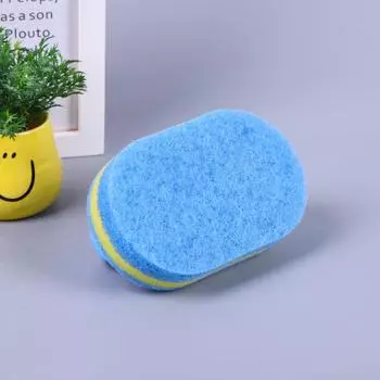 Кухня, ванная комната, туалет, чистящая волшебная губка, щетка для чистки стеклянных стен, слот для щетки для ванны синий