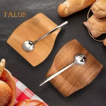 Кухонная деревянная подставка для ложки, пищевой деревянный держатель для посуды, поднос для лопаточки, легко чистится, кухня