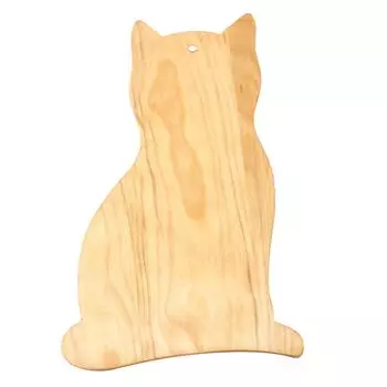 Кухонная деревянная разделочная доска в форме кошки, прочная, легко моется, для домашнего использования