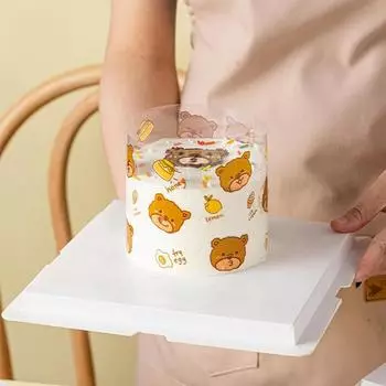 Кухонная форма для выпечки Ацетатная пленка Прозрачная Торт Окружение Мусс Листы Окружающий Край DIY Воротник Декор