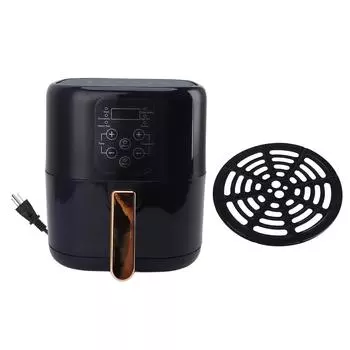 Кухонная фритюрница 6,8 л, большая емкость, мощный 2400 Вт, ЖК-дисплей, циркулирующий нагрев на 360 градусов L