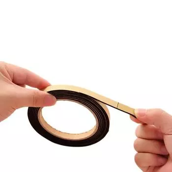 Кухонная газовая плита с щелями, противообрастающая водонепроницаемая уплотнительная лента, защита от трещин на окне, раковине 2 m чёрный