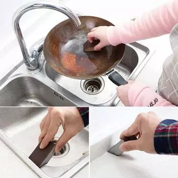 Кухонная губка, чистый скраб, эластичное средство для удаления ржавчины, инструмент для чистки кухни, кухонная губка, ткань, инструмент для чистки посуды для офисов, ванных комнат, ресторанов