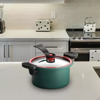 Кухонная кастрюля, легко очищаемая скороварка для молочных макарон, лапши, хлопьев зелёный