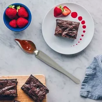 Кухонная кисточка для соуса из нержавеющей стали, ложка, декоративная насадка для шеф-повара, ложка для приготовления пищи, тарелка для западной еды, насадка для выпечки, десертная ложка, ложка для рисования