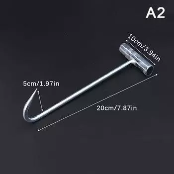 Кухонная колбаса Бекон Мясообработка Крюки Т-образная ручка Мясообвалочный крюк для кухни Мясной магазин Ресторан Барбекю Инструмент 20cm