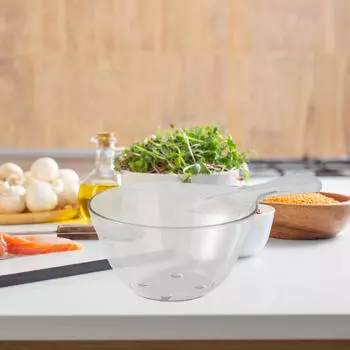 Кухонная кружка для воды с мерной линией, многофункциональная ложка для купания для гаджета белый