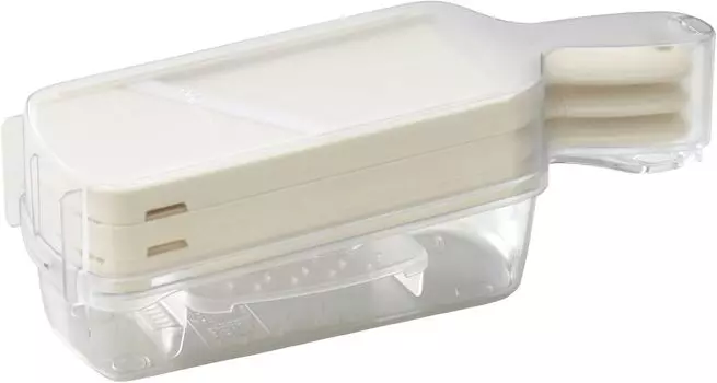 Кухонная ломтерезка Kyocera Slicer Cooker, набор Kyocera, Япония, керамика, без ржавчины, регулировка, нарезка ломтиками/жульеном/терка, дезинфекция, белый