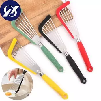 Кухонная лопатка с антипригарным покрытием, термостойкая силиконовая ручка, нескользящая кухонная лопатка жёлтый