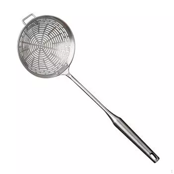 Кухонная ложка-дуршлаг из нержавеющей стали для картофеля фри Diameter 14cm