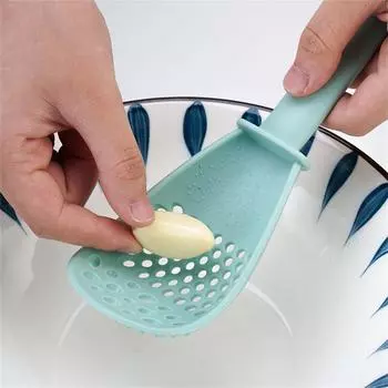 Кухонная ложка Главная Дренажный пресс Кухонная шлифовальная ложка Картофельная паста Кухонные гаджеты Имбирь Чеснок Паста Мельница Кухня